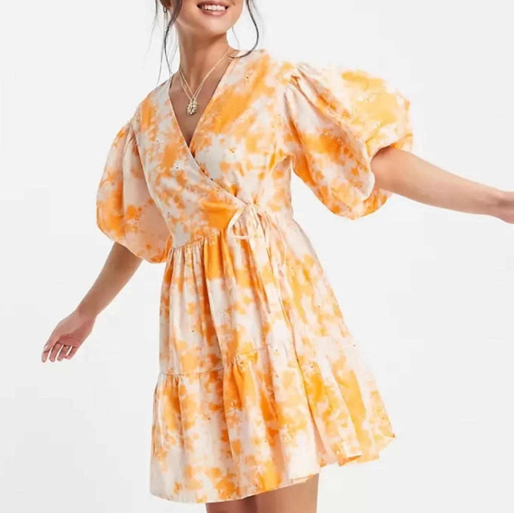 Acid wash wrap dress collusion brand - Picture 4 of 5